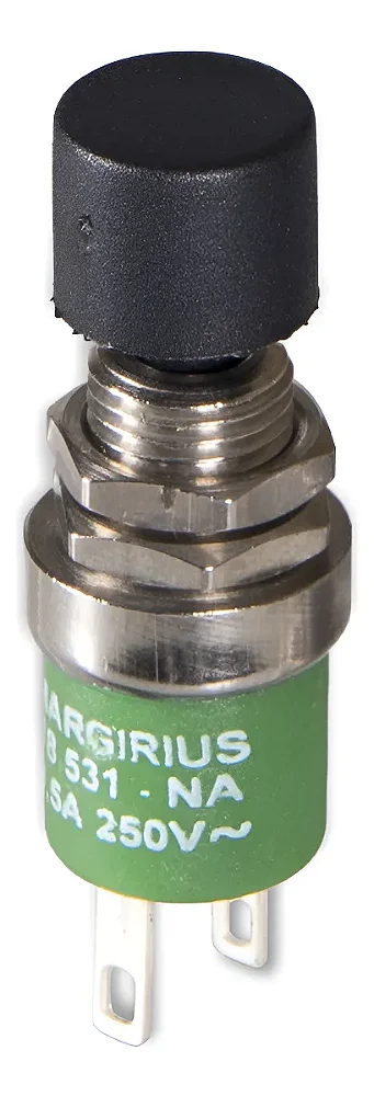 Chave Push Buton Mini Prof.N/A 18531 Verde Margirius