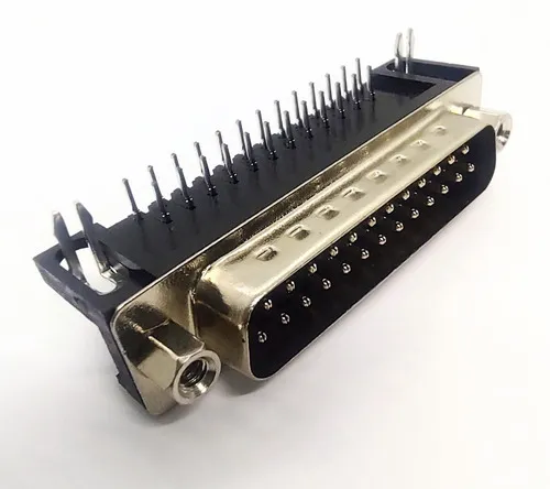 Conector DB-25 Macho 90° PCI Metaltex