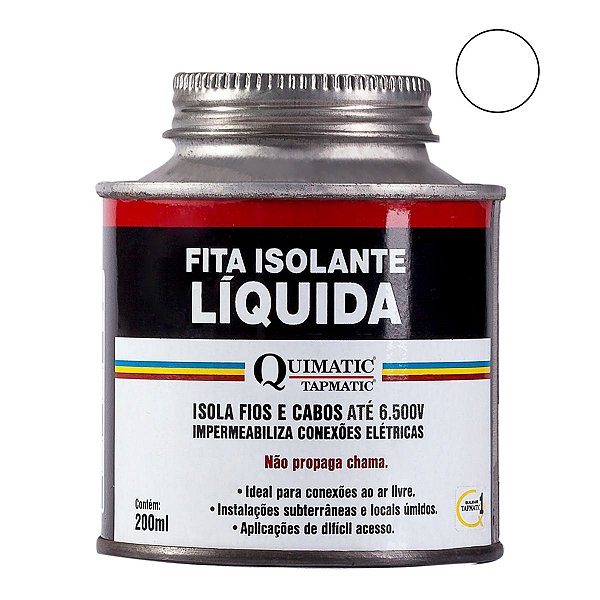 FITA ISOLANTE LIQUIDA (BRANCA) Quimatic - 200 mL