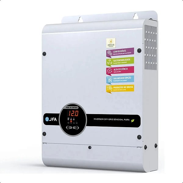 Inversor de Tensão JFA 1000W 12V para 220V Onda Senoidal Pura