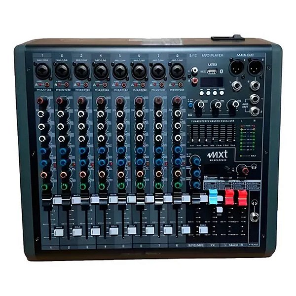 Mesa de Som 9 Canais MX-SOLO2UX9 MXT