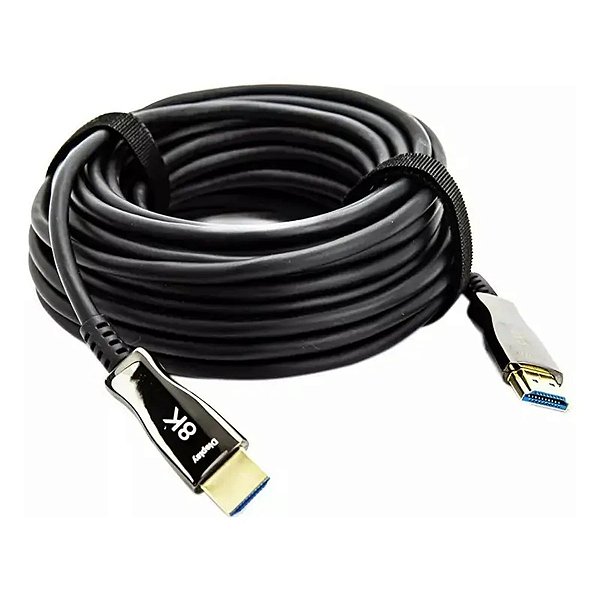 Cabo HDMI AOC Fibra Óptica 2.1 8K 4K 120Hz 30m Gold MXT