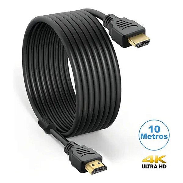Cabo HDMI Premium 2.0 4K Ultra HD 10m com Filtro MXT