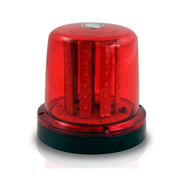 GIROFLEX LED 12V 24 LEDS BASE C/IMA VERMELHO