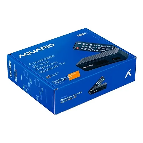 Conversor e Gravador TV Digital Full HD DTV-4000S Aquario
