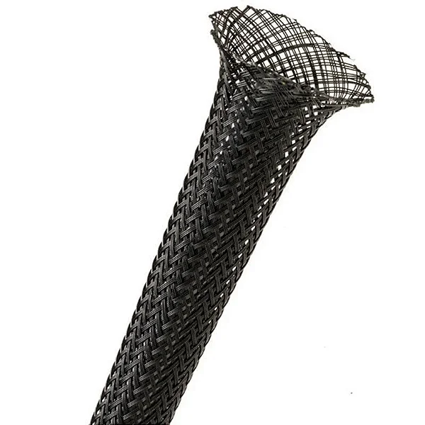 Malha de Nylon Expansível 19mm BSPET 19,0 Black "Valor por metro"
