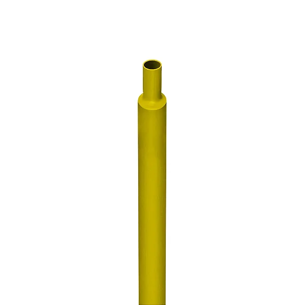 ESPAGUETE RETRATIL 12,MM AMARELO. "Valor por metro"