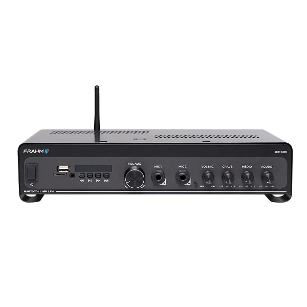 Amplificador Slim 3200 Optical G5 200W Frahm
