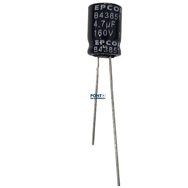 Capacitor Eletrolitico Epcos 4.7uF 160V 5x11mm