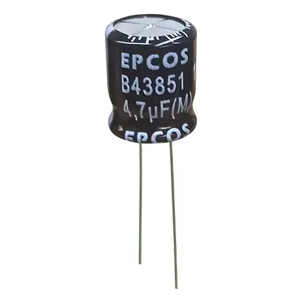 Capacitor Eletrolitico Epcos B43851 4.7uF 450V 10x12.5mm
