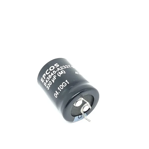 Capacitor Eletrolitico Epcos 330uF 200V 22x30mm