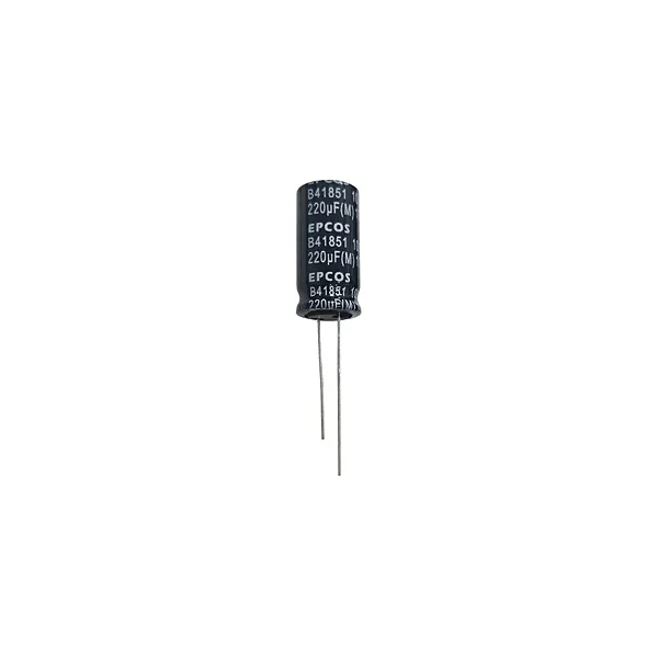 Capacitor Eletrolitico Epcos B41851 220uF 100V 12,5x25mm