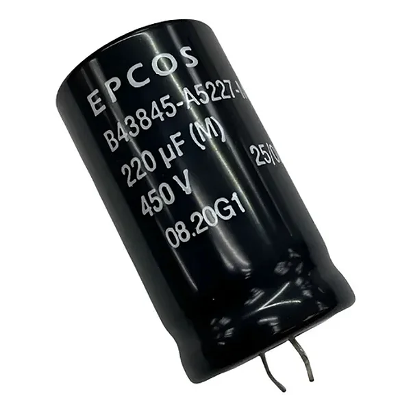 Capacitor Eletrolitico Epcos B43845A5227M0 220uF 450V
