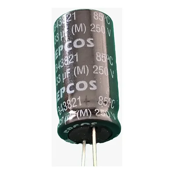 Capacitor Eletrolitico Epcos 33uF 25V 8x11mm