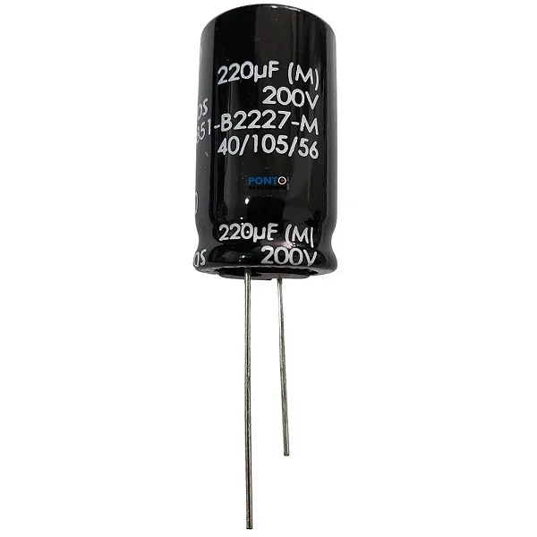 Capacitor Eletrolitico Epcos B43845A2227MO 220uF 200V