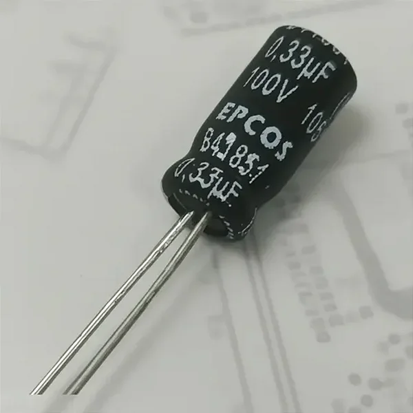 Capacitor Eletrolitico Epcos B41851 0.1uF 63V 5x11mm