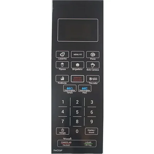 Membrana Painel Microondas Philco PMO 26 P Adesiva