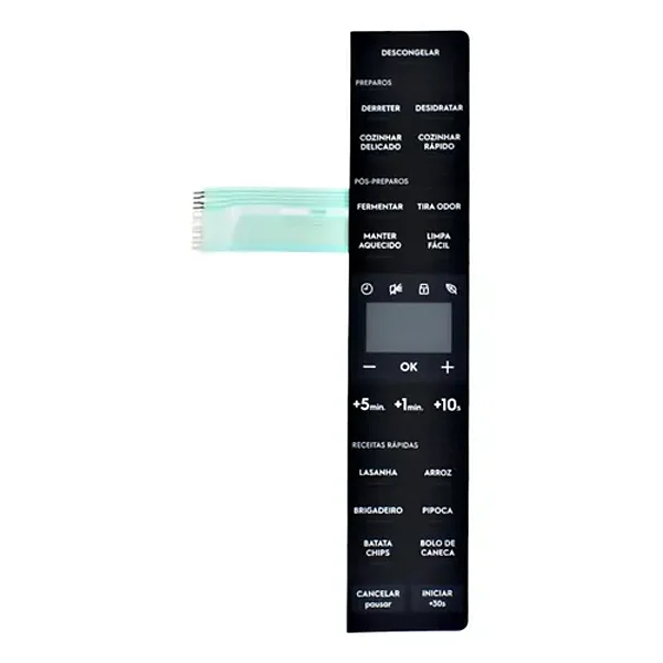 Membrana Microondas Electrolux ME34 S34 Preta 30cm x 6cm