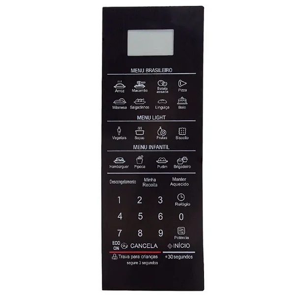 Membrana Micro-ondas LG MS3097AR 3049BAC 3091BC 24.5x8.8cm