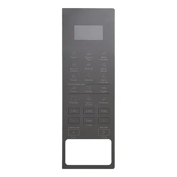 Membrana Microondas Brastemp BMS 46 AR Espelhada Sem Relevo