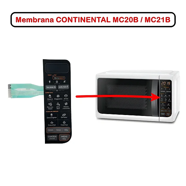 Membrana Continental MC 20 B MC 21 B Preta