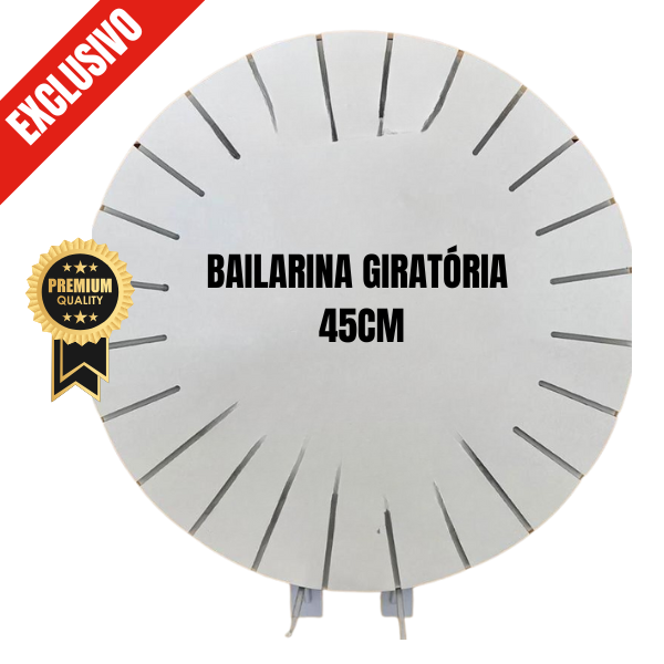 Bailarina Giratória para Bordas 45 cm | Com Espátula Exclusiva