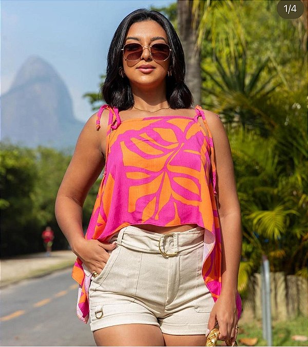Blusa Assimétrica Color Summer