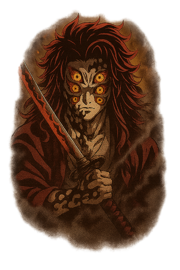 🔥👹 Camisa Kokushibo – Coleção Demon Slayer