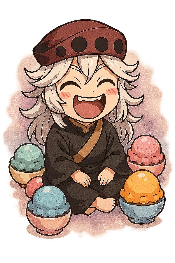 🍦 Doma Sorvete – Coleção Chibi