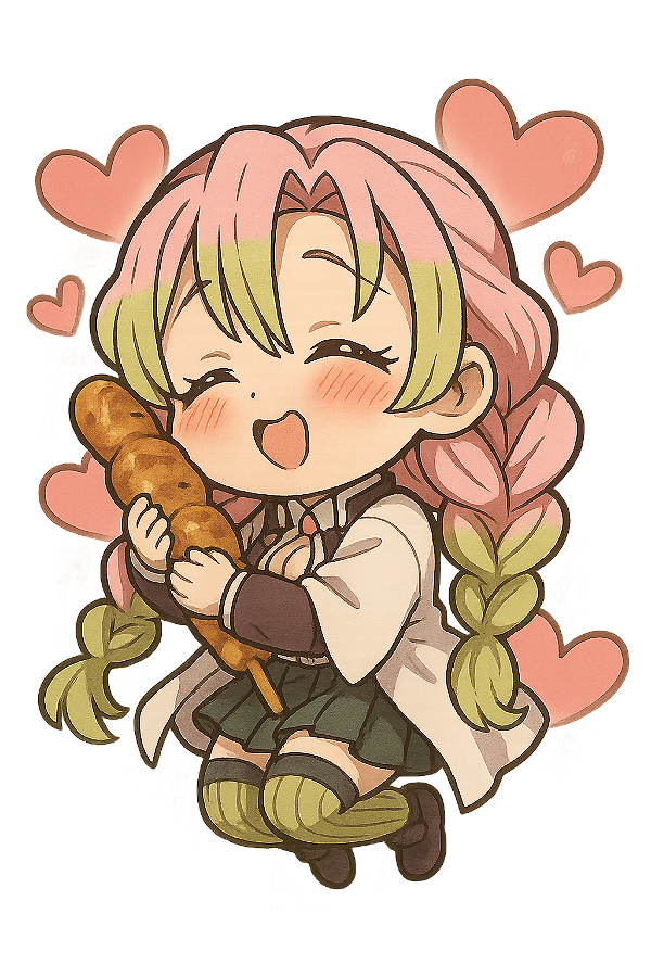 🍡 Mitsuri Fominha – Coleção Chibi