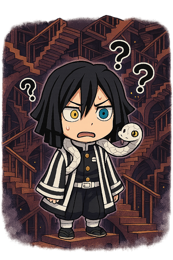 ❤️ Obanai Perdido – Coleção Chibi