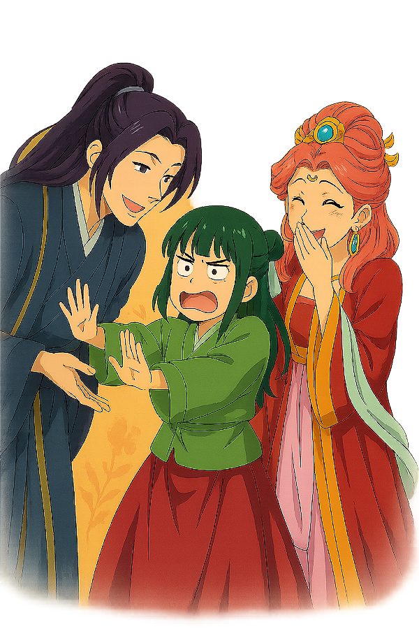 ✨😂 Maomao e o “ataque” de Jinshi – Diário de uma Apotecária