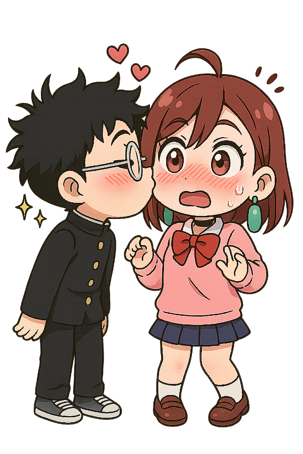 ❤️😂 Okarun Beijando Momo – DanDaDan