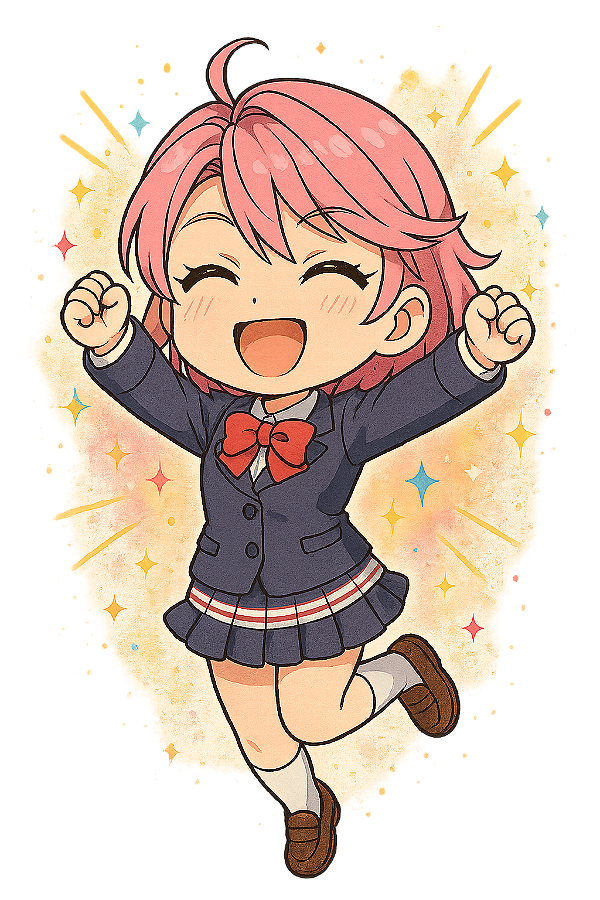 👧✨ Aira Chibi – Coleção DanDaDan