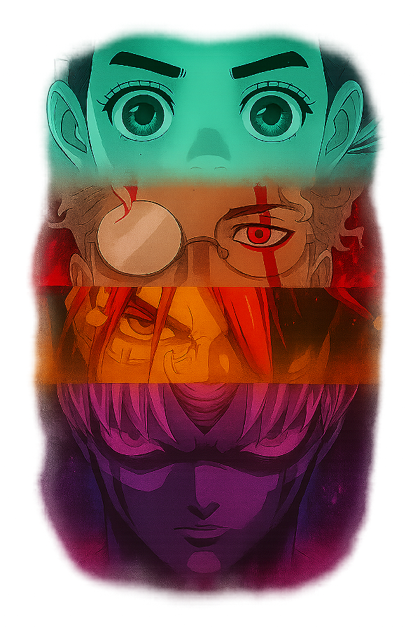 👁️🌈 Olhos – Coleção DanDaDan