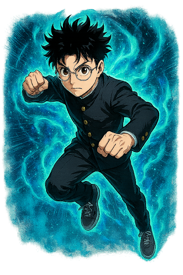 👓⚡ Okarun Determinado – Coleção DanDaDan