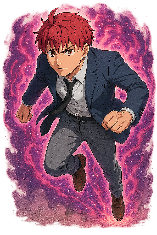 👊🔥 Jin Determinado – Coleção DanDaDan