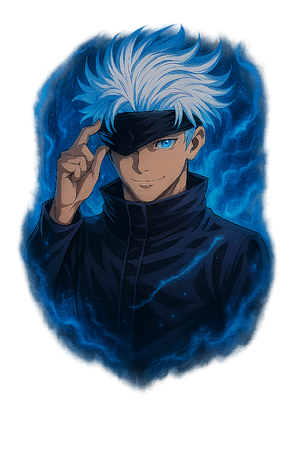 ✨💥 Gojo Satoru Olhar 43 – Jujutsu Kaisen | Camisa Anime