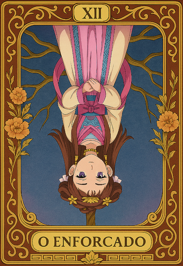 ✨🌙 O Enforcado – Tarot | Diário de uma Apotecária