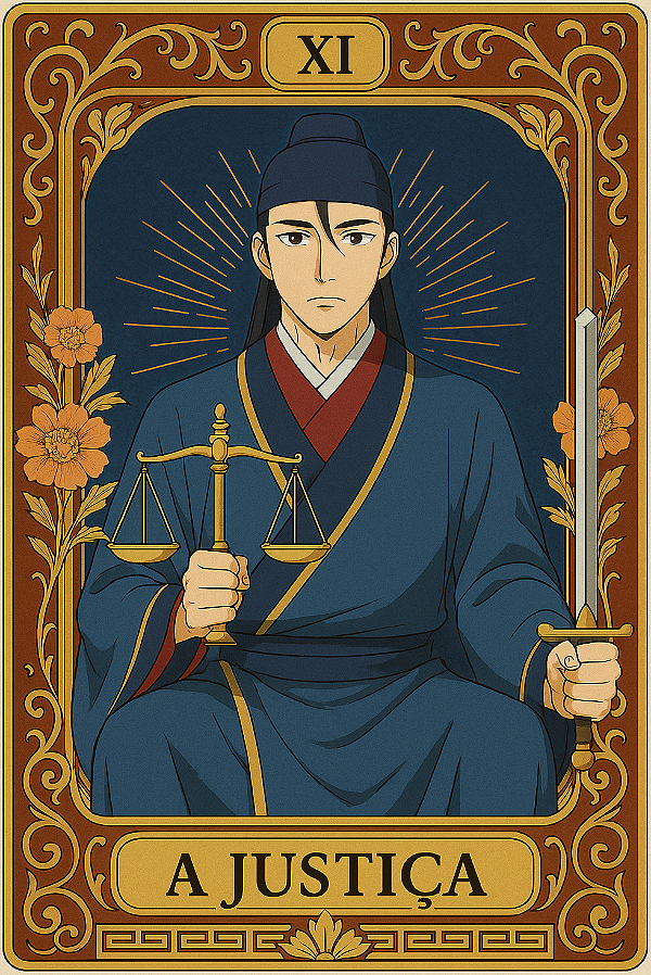 ✨⚖️ A Justiça – Tarot | Diário de uma Apotecária