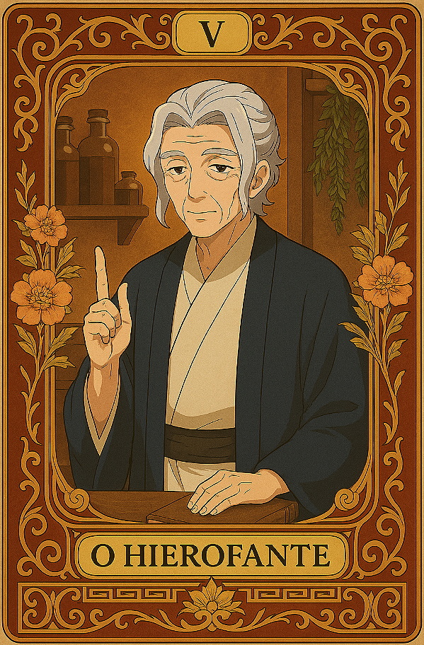 ✨📜 O Hierofante – Tarot Diário de uma Apotecária