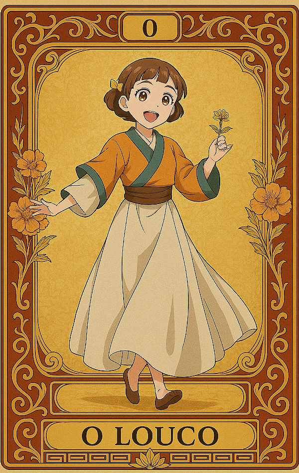 ✨🌿 O Louco – Tarot Chibi | Diário de uma Apotecária