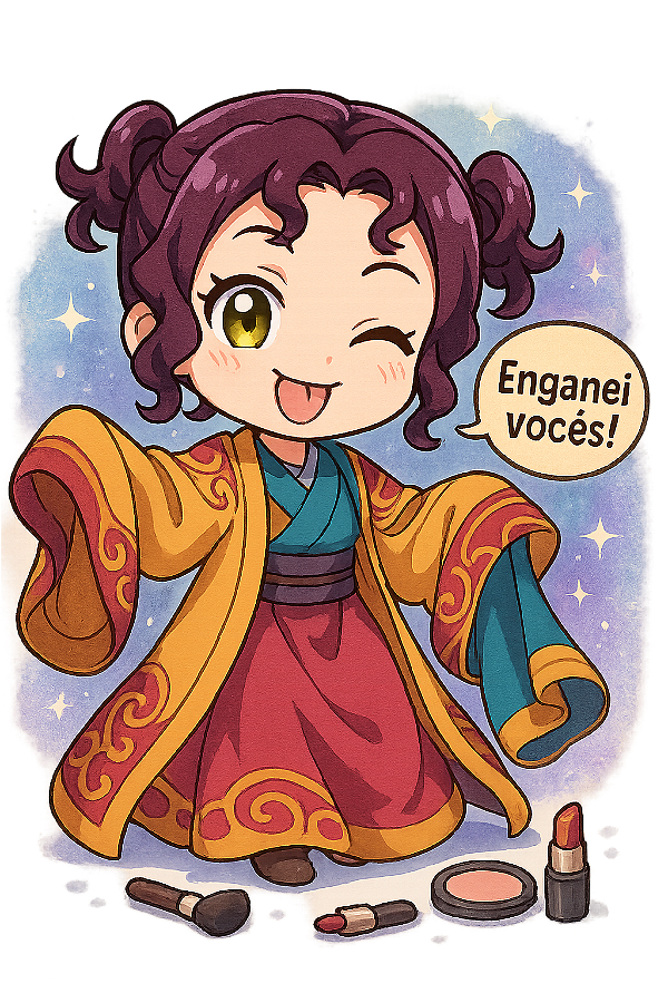 ✨🎭 Shisui Chibi Disfarce – Engana Todo Mundo | Diário de uma Apotecária