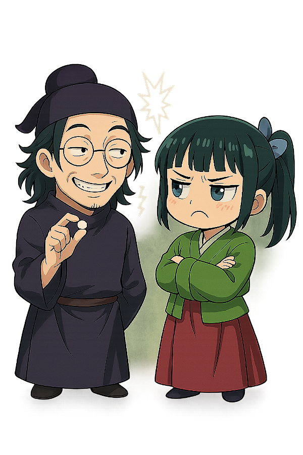 ✨😤 Maomao & Lakan Chibi – Alfinetadas e Provocações | Diário de uma Apotecária