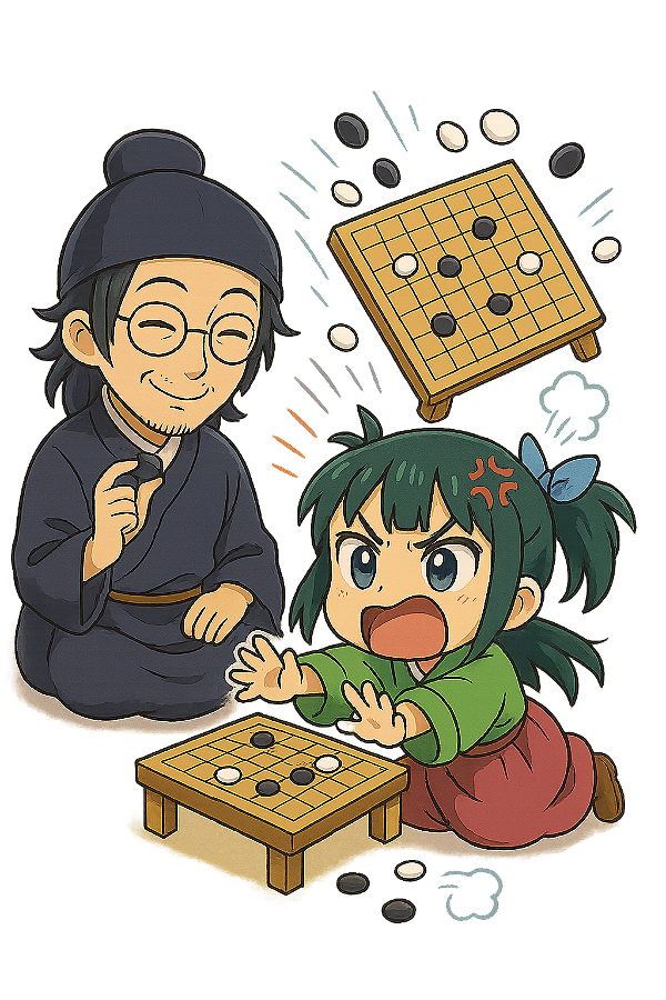 ✨♟️ Maomao vs Lakan Chibi – Partida de Go Caótica | Diário de uma Apotecária