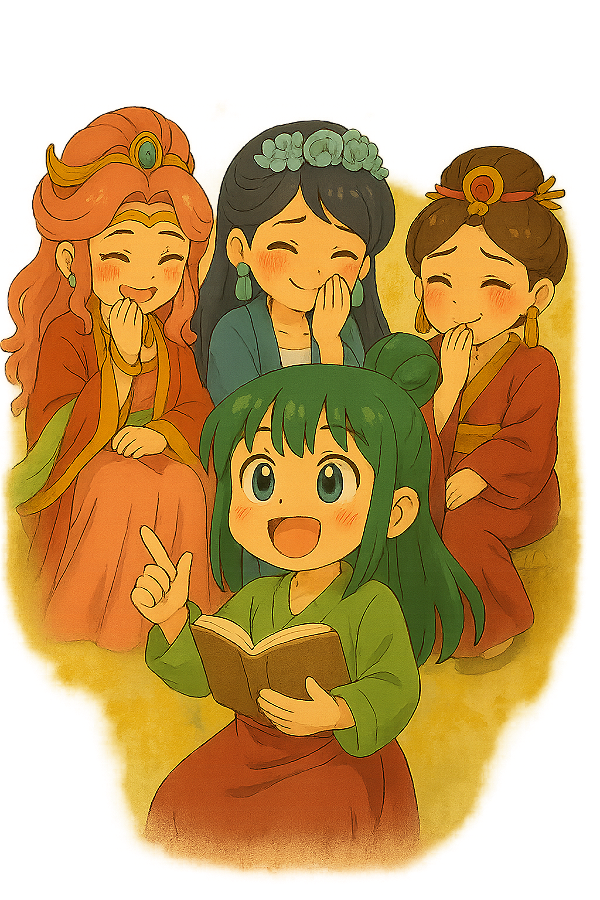 ✨📚 Aula Animada – Maomao Chibi e as Cortesãs | Diário de uma Apotecária
