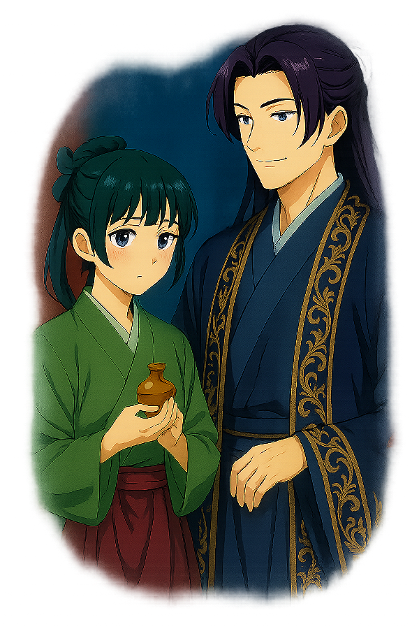 ✨💫 Maomao e Jinshi – Conexão Sutil