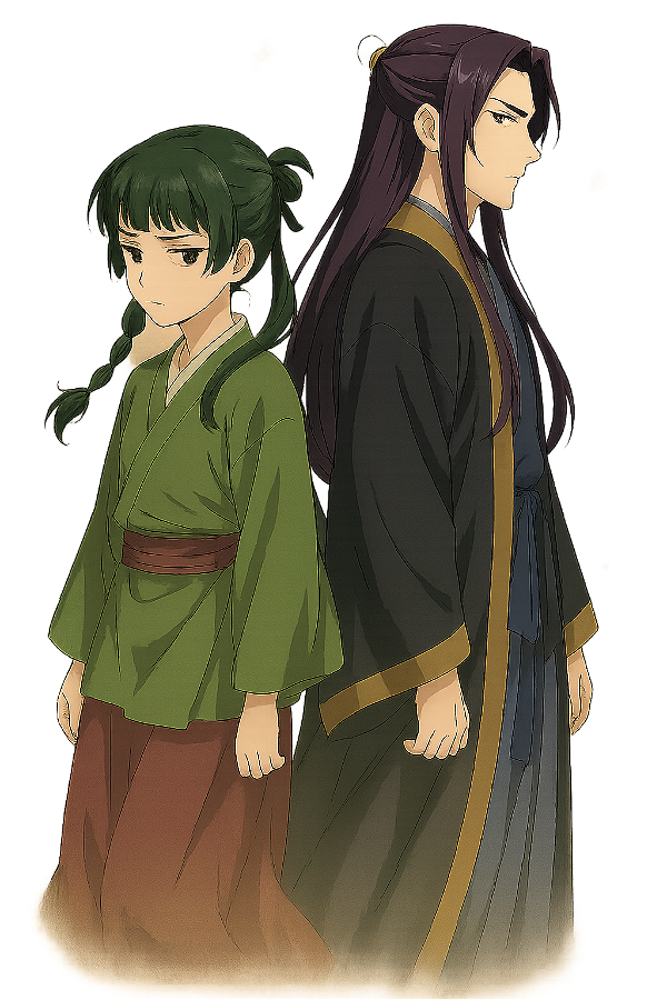 ✨🌸 Maomao & Jinshi – Diário de uma Apotecária