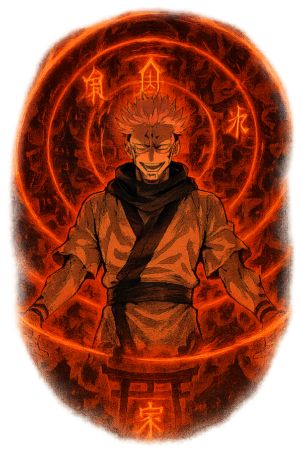 ✨🔥 Sukuna Aura – Jujutsu Kaisen | Camisa Anime