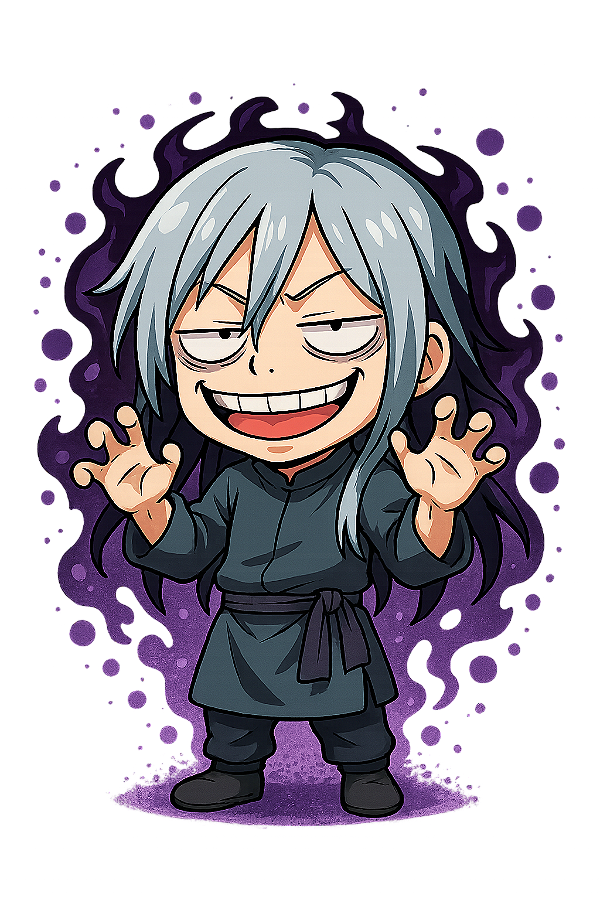 ✨😈 Chibi Mahito – Jujutsu Kaisen | Camisa Anime